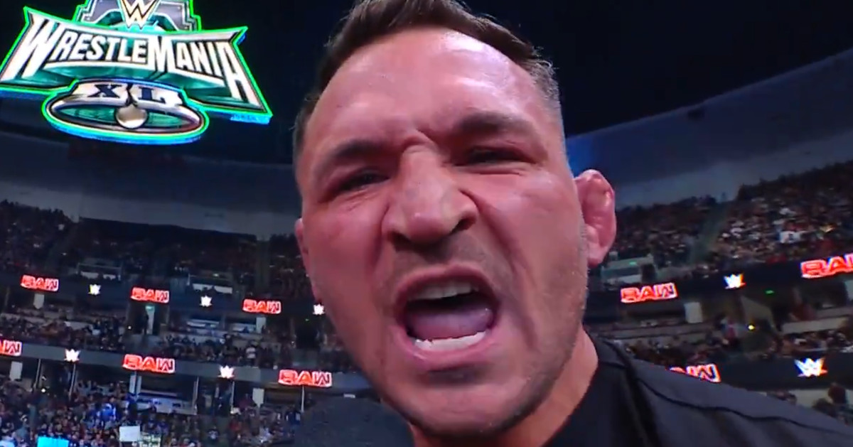 Michael Chandler explains WWE promo against Conor McGregor: ‘I was thrown into the fire’